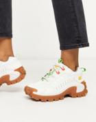 Cat Intruder Chunky Sneakers In White
