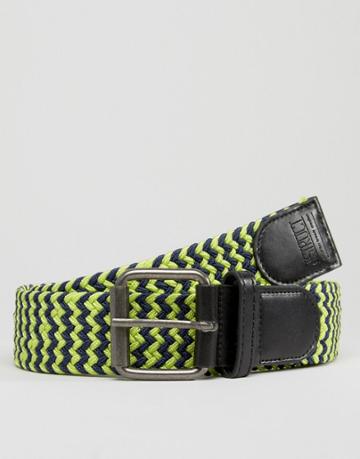 D-struct Plaited Belt - Navy
