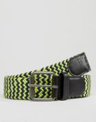 D-struct Plaited Belt - Navy
