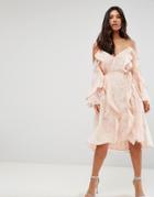 Talulah Love Light Midi Dress - Pink