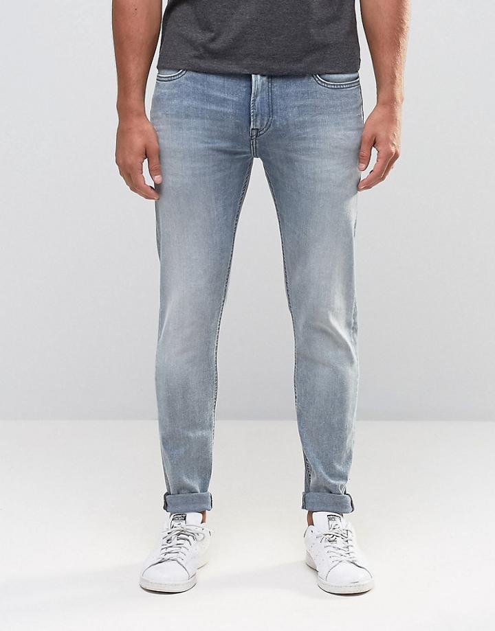 Lee Malone Super Skinny Jeans Fading Blue - Blue