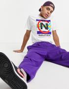 Nautica Competition Grapnell Logo T-shirt In White