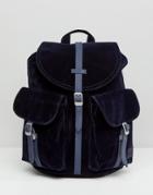 Herschel Dawson Navy Velvet Backpack - Navy