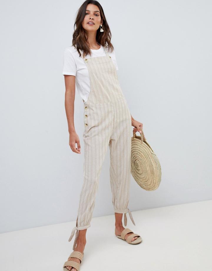 Rhythm Jumpsuit In Sand-tan