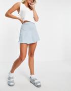 Pull & Bear Tennis Skirt In Blue-blues