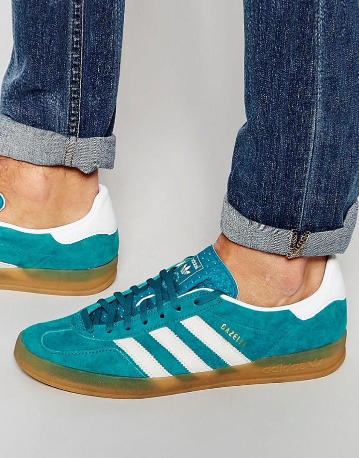 Adidas Originals Gazelle Indoor Sneakers S74851 - Green