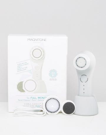 Magnitone Full Monty! Vibra-sonic Face & Body Brush Cool Gray - Gray