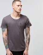 Religion Plain Crew Neck T-shirt - Gray