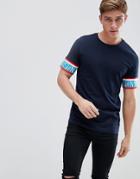 Jack & Jones Core T-shirt With Arm Detail - White