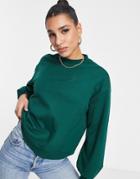 Asos Design Lounge Co-ord Oversized Sweatshirt In Green