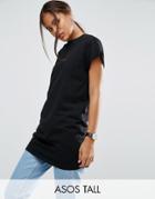 Asos Tall The Ultimate Easy Longline T-shirt - Black