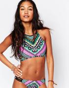 Hobie True Crop Bikini Top - Multi