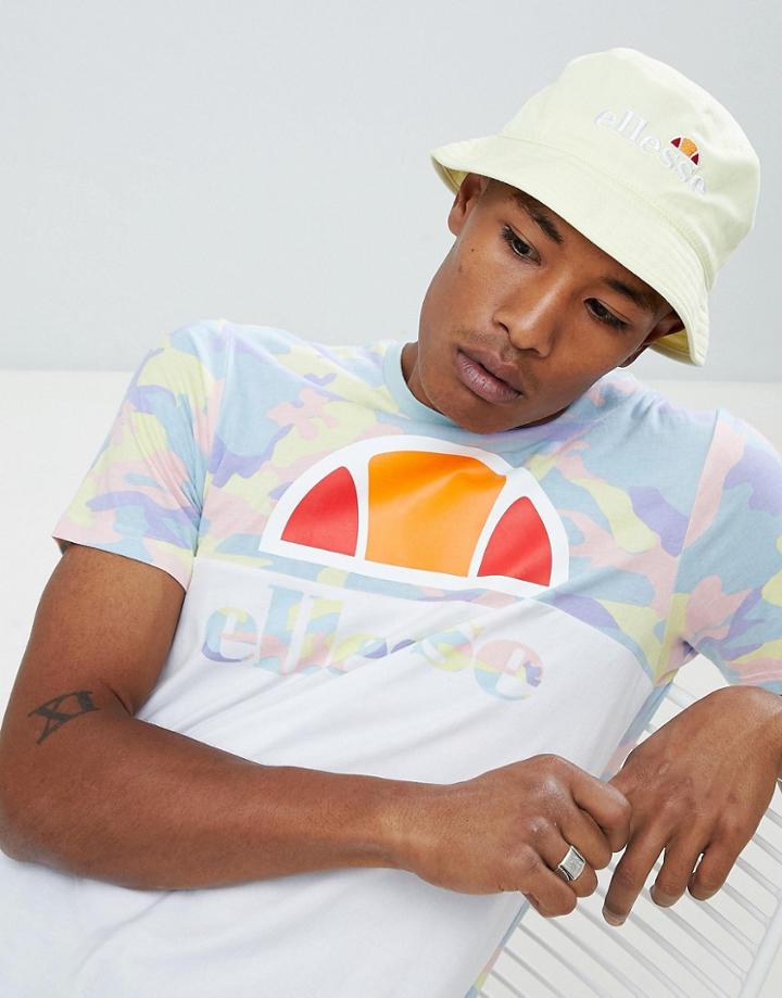 Ellesse Binno Bucket Hat In Yellow - Yellow