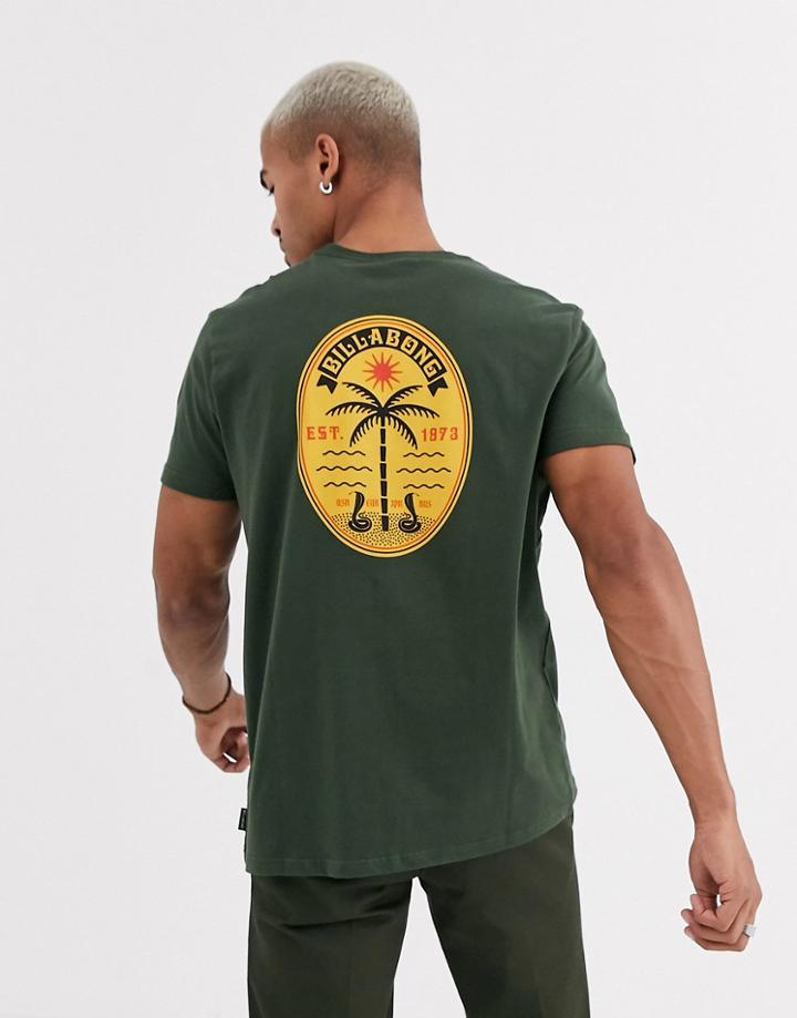 Billabong Trifecta T-shirt In Khaki