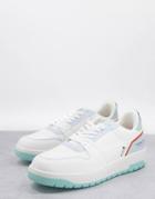 Pull & Bear Sneakers Blue And White-multi