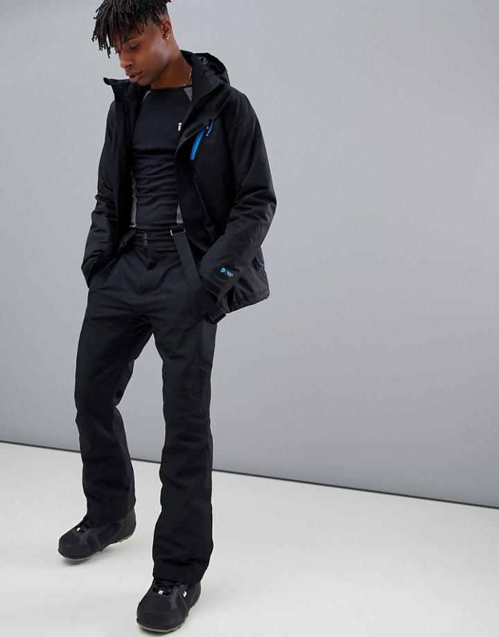 Protest Theron Snow Jacket In Black - Black