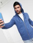 Farah Kyle Zip Thru Hoody-blues
