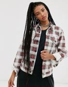 Cheap Monday Legit Checked Jacket - Brown