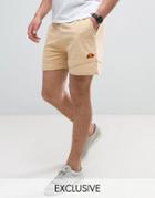 Ellesse Layered Shorts With Small Logo - Stone