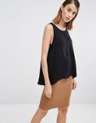Selected Camma Soft Tank Tank - Black