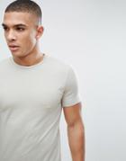 Asos Design Longline Muscle T-shirt - Green