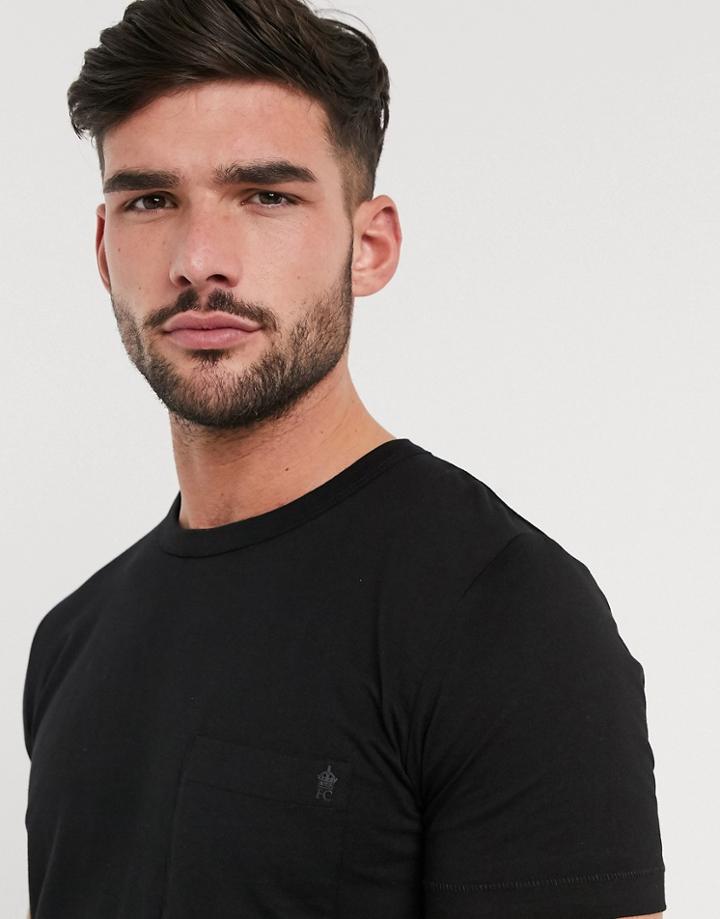 French Connection Organic Cotton T-shirt-black