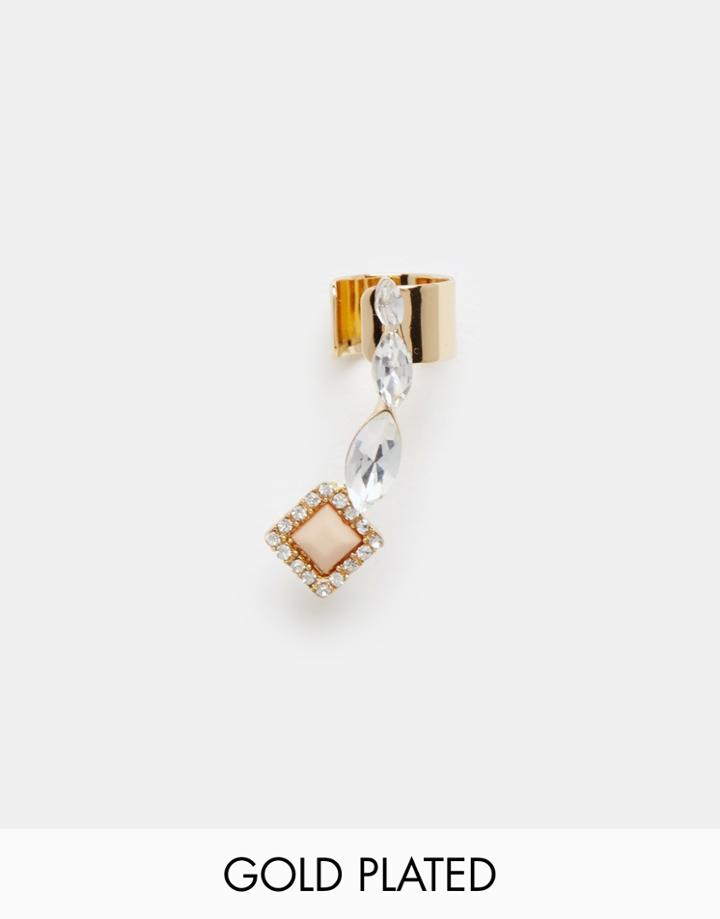 Neve & Eve Jewel Ear Cuff - Nude