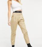 Reclaimed Vintage Inspired Original Peg Pant With Elasticized Waistband-neutral