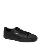 Puma Basket Leather Sneakers - Black