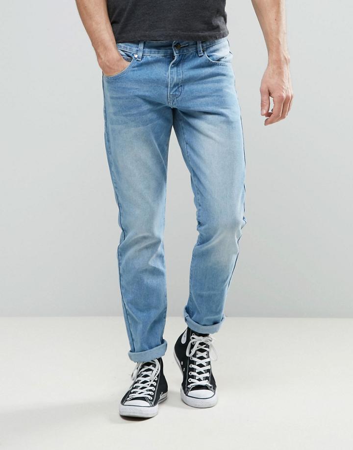Always Rare Clarence Slim Taper Jean Light Wash - Blue