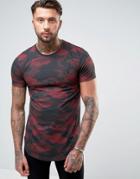 Good For Nothing T-shirt In Camo - Red