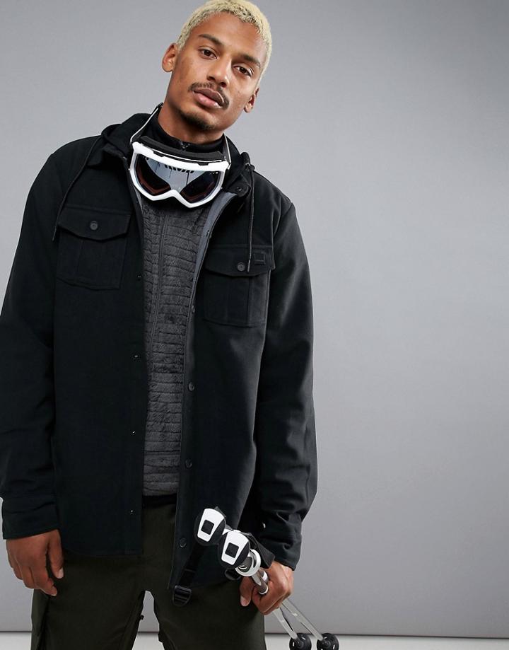 Volcom Field Bonded Flannel Jacket - Black