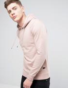 Only & Sons Hoodie In Drop Shoulder Fit - Pink