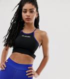 Puma Exclusive To Asos Mesh Back Crop Top - Black