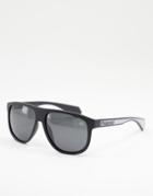 Polaroid Square Lens Sunglasses-black