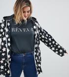 Brave Soul Plus Sirius Rain Trench With Color Change Stars - Black