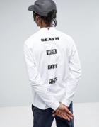 Carhartt Wip Long Sleeve Highneck Wish Loose Fit T-shirt - White