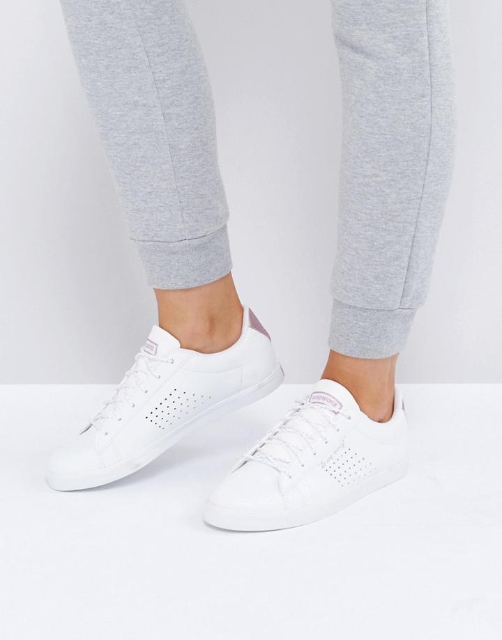 Le Coq Sportif White And Rose Gold Agate Lo Sneakers - White