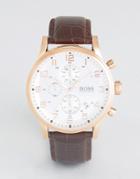 Boss 1512519 Brown Chronograph Watch - Brown