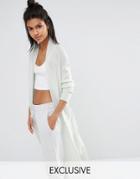 Micha Lounge Mint Belted Cardi - Green