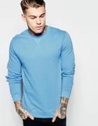 Asos Sweatshirt In Light Blue - Light Blue