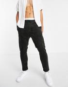 Only & Sons Corduroy Pants With Drawstring In Dark Green