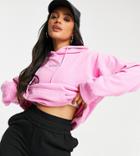 Asyou Coordinating Hoodie In Bright Pink