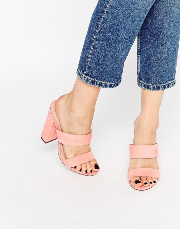 Asos Hyde Park Mules - Pink