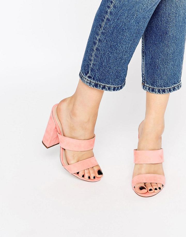 Asos Hyde Park Mules - Pink