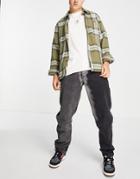 Liquor N Poker Straight Leg Jeans In Black And Gray Fade Wash - Part Of A Set-multi