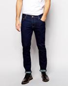 Asos Stretch Slim Jeans In Indigo - Blue