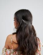 Asos Layered Chains Back Hair Crown - Gold
