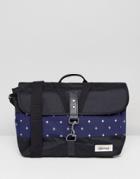 Eastpak Dane Messenger Bag In Black - Blue