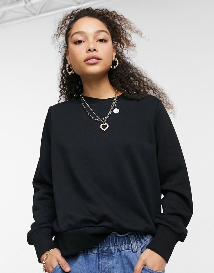Noisy May Sweatshirt In Black